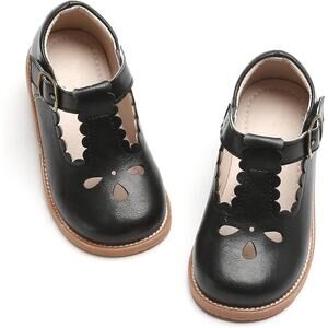GINFIVE Toddler Girls Mary Jane Dress Shoes | School Uniform Flats 2